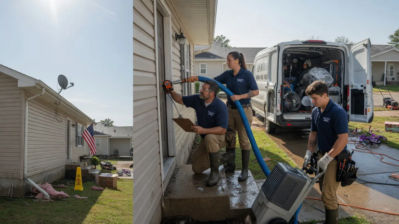 Ceiling Water Damage Restoration in Little America, WY near me